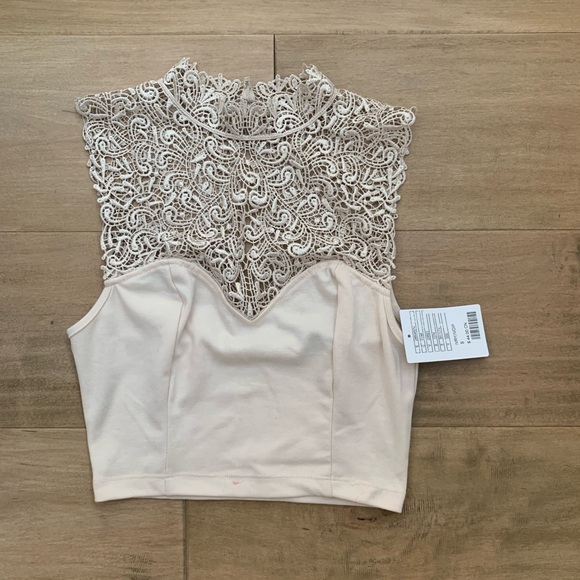 Tela Ivory Crop Top - Picture 1 of 2